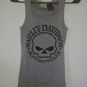 Harley-Davidson tank.